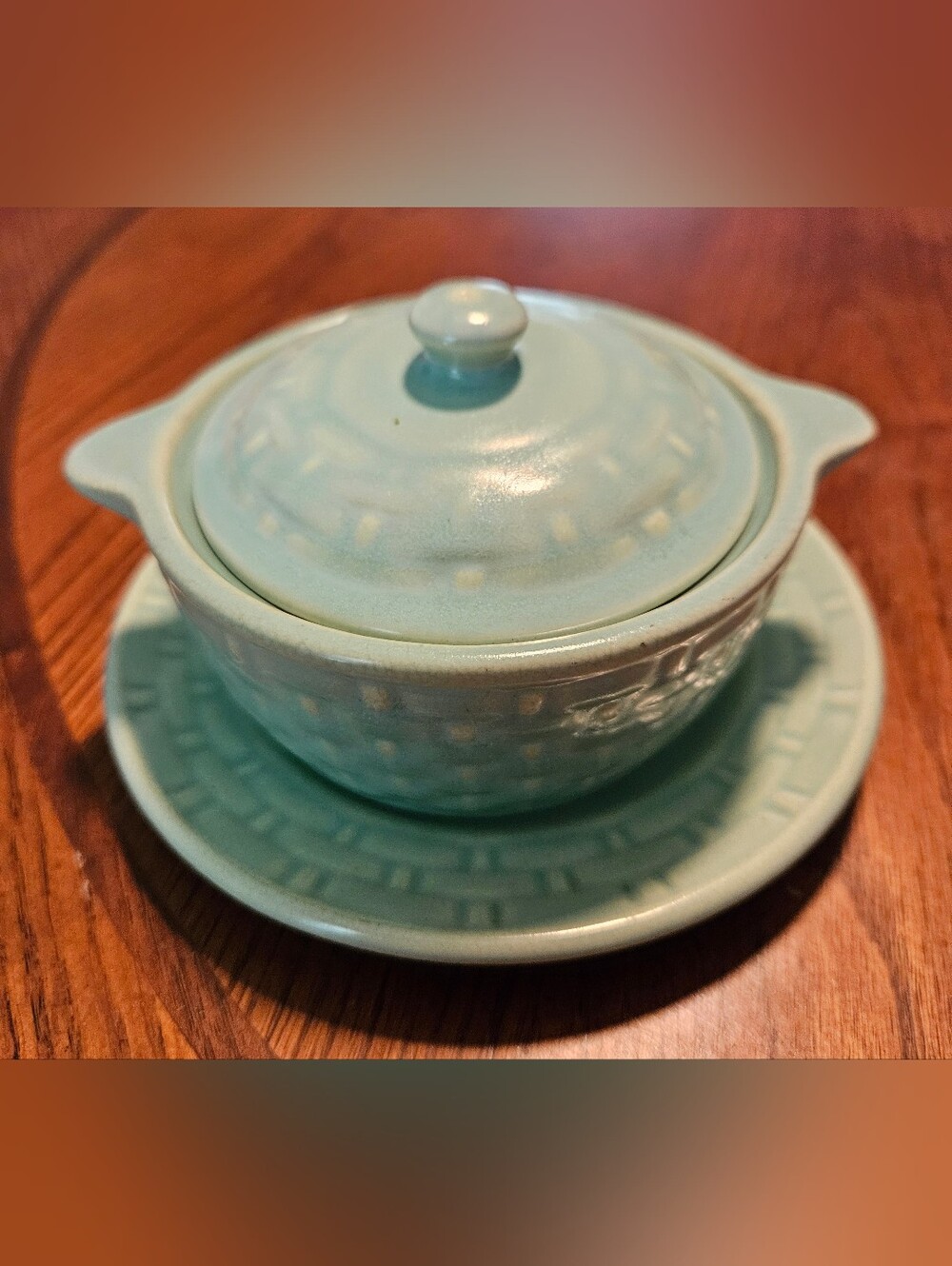 Weller Small Casserole Dish w/Underplate